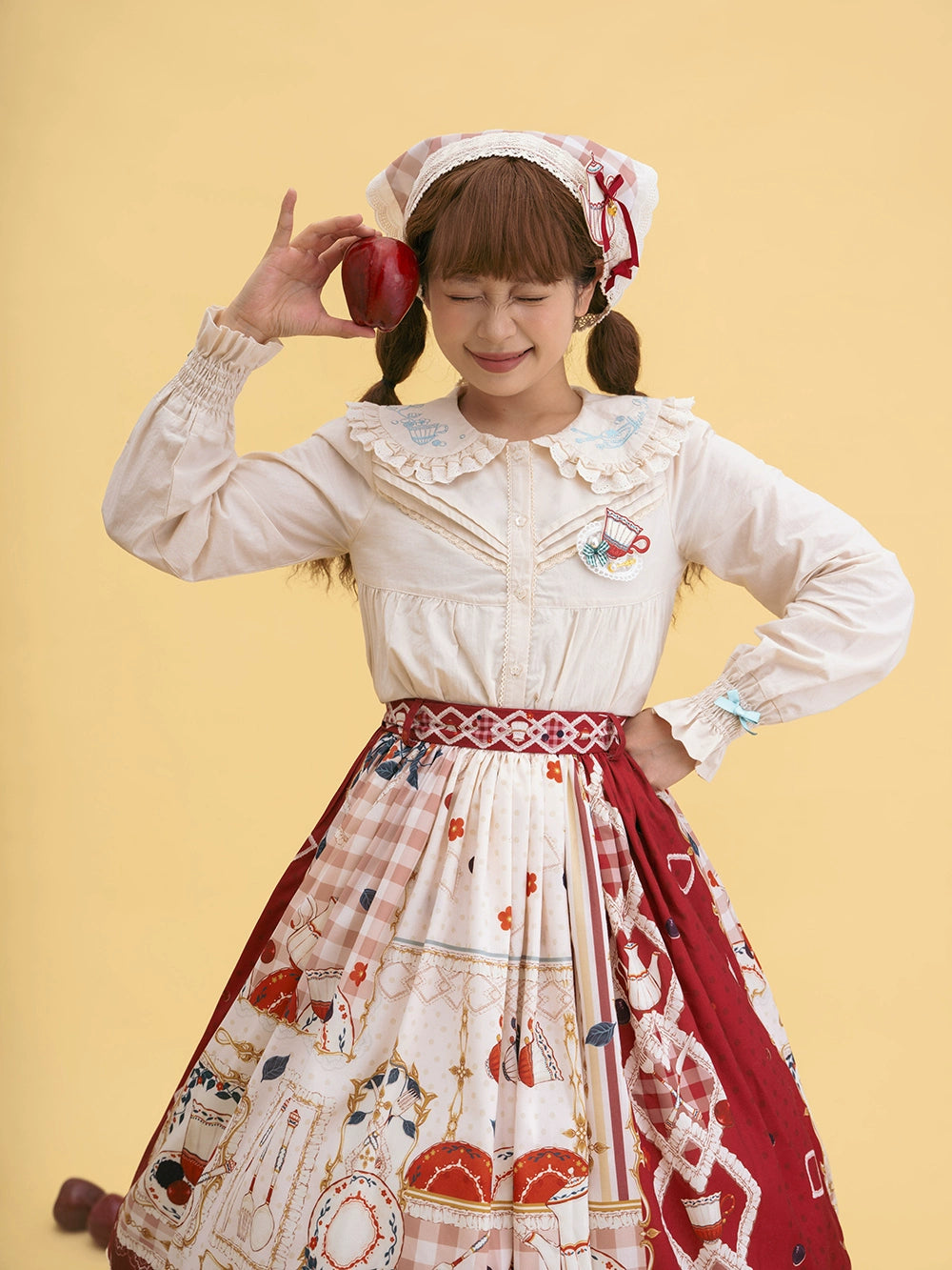 [Sales period ended] Picnic Tea Party 2way overall skirt