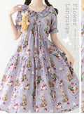 【受注予約5/18まで】Camellia Berry 半袖ワンピース シンプルタイプSP・ロング丈