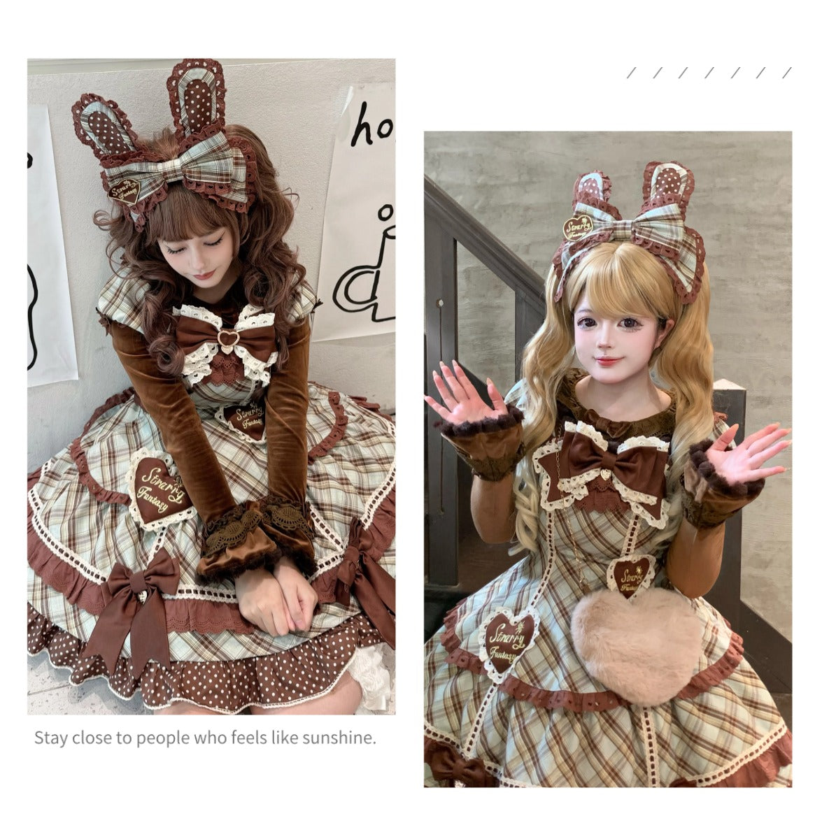 同時購入のみ【受注予約11/13まで】Velvet Sweetie Heart 長袖トップス