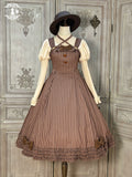 [Pre-orders available until 12/4] Classic Chocolat Stripe Jumper Skirt - Long Length