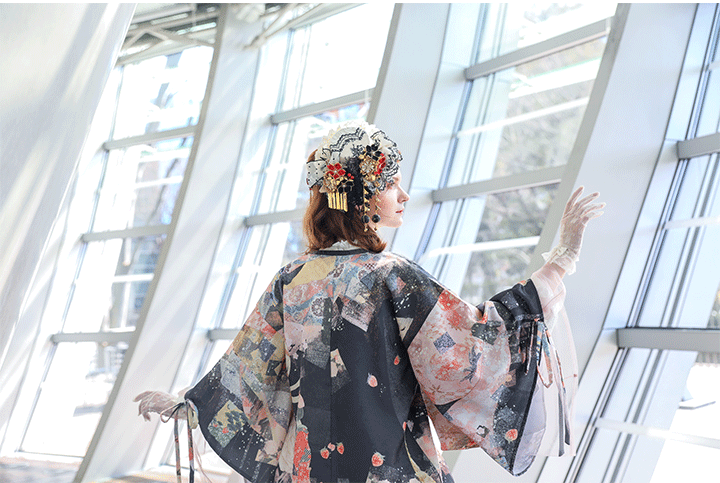 Japanese Lolita Moss Peach Blooming Elegant Haori