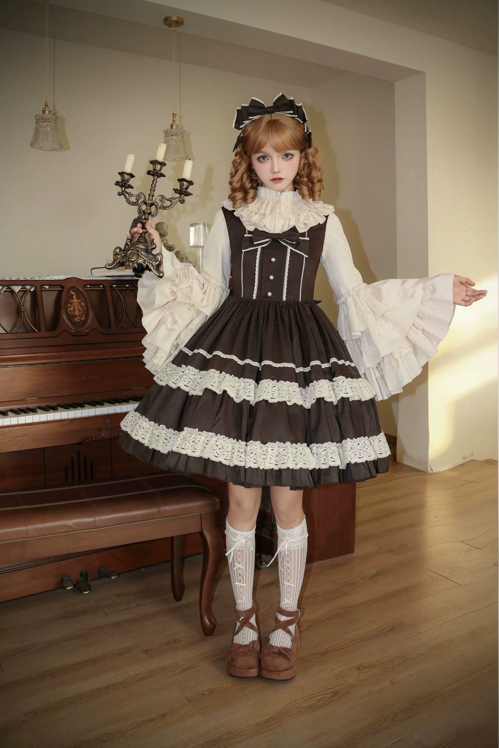 [Pre-orders until 12/12] Caramel Doll Princess Sleeve Blouse