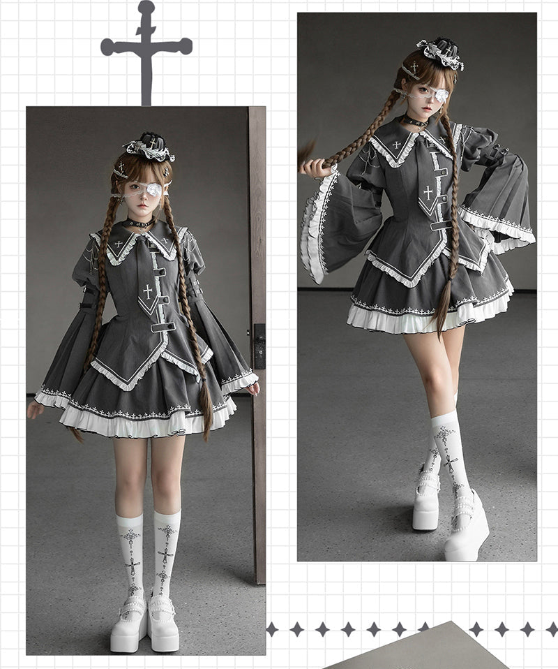 Cross Belt 制服風ゴシックセットアップ