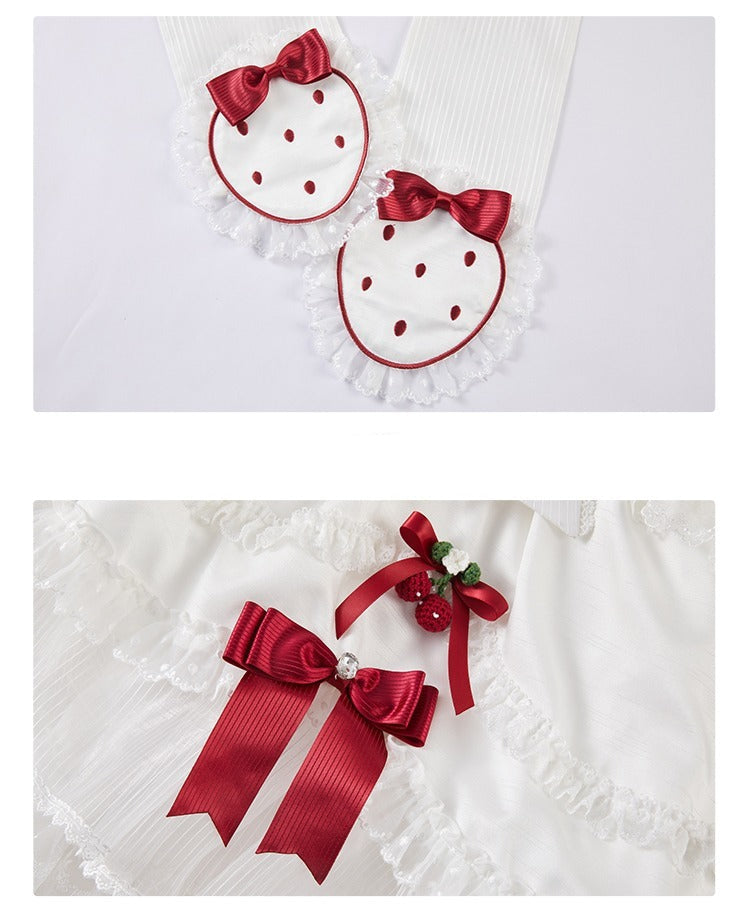 [Pre-orders until 2/10] Swing Strawberry Angel Luxury Jumper Skirt