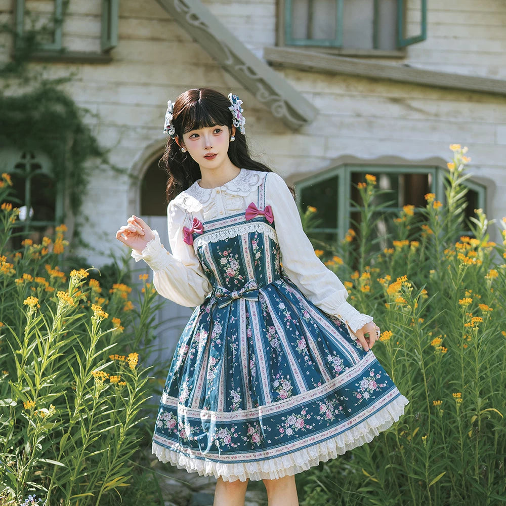 【受注予約10/20まで】Susan Garden 刺繍襟ブラウス