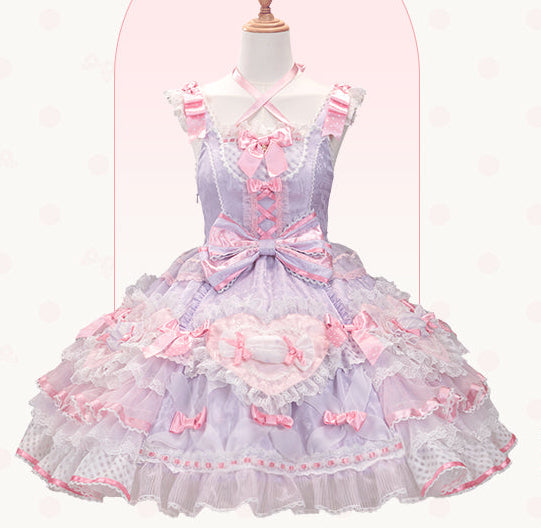 【受注予約12/8まで】Candy Doll ジャンパースカート・ストラップタイプ