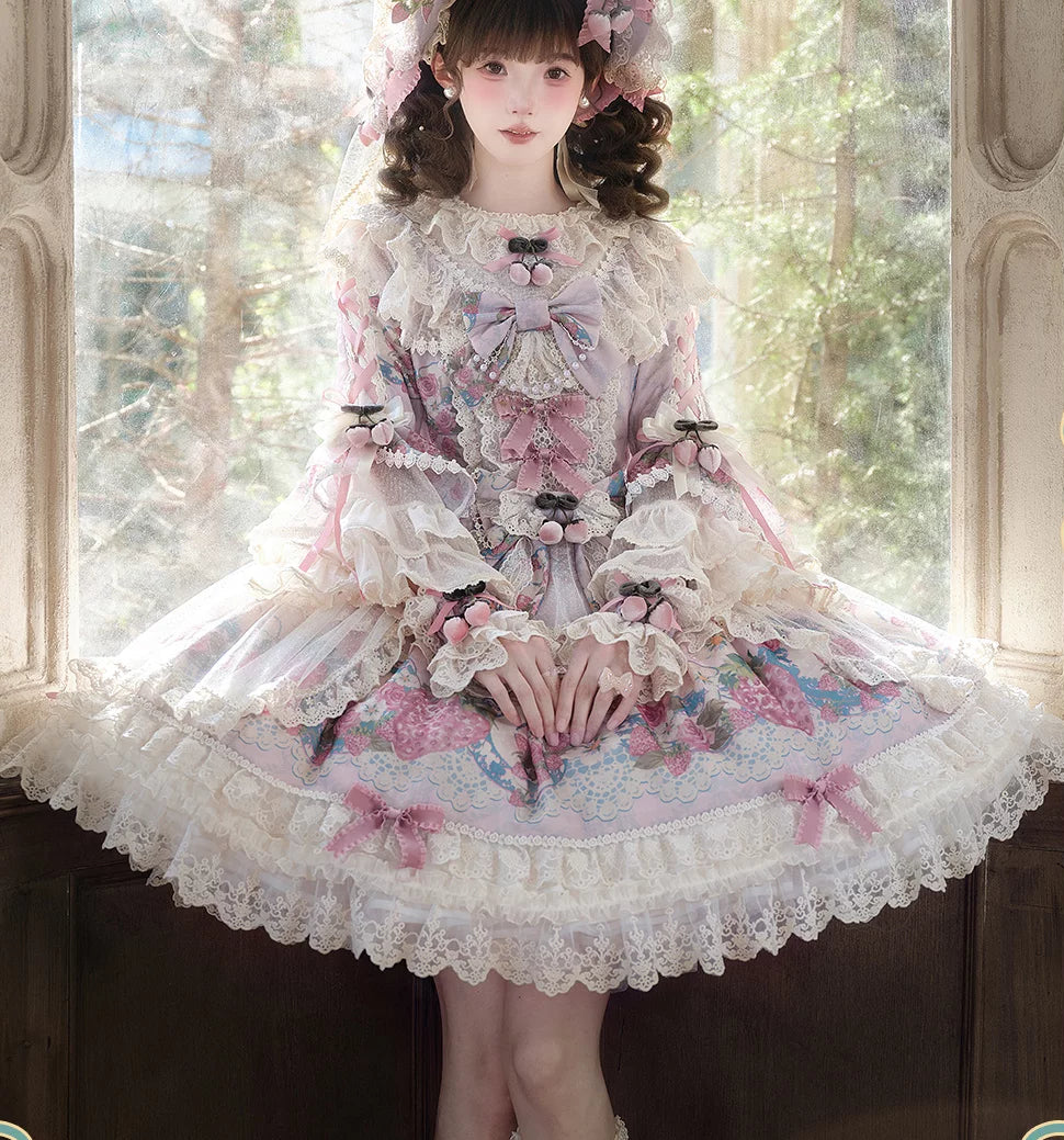 【受注予約11/12まで】 Porcelain Strawberry プリンセスドレス