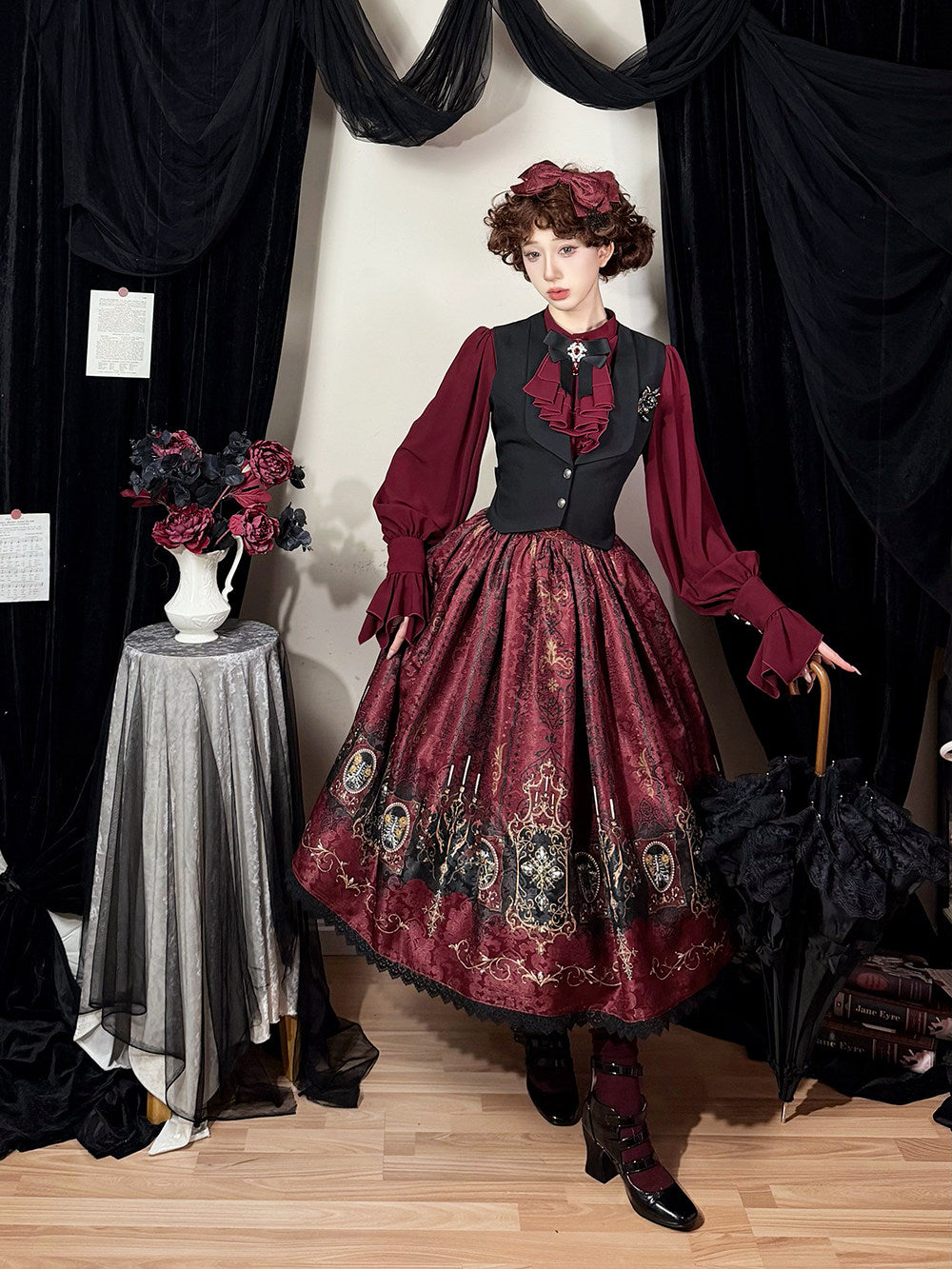 【受注予約1/18まで】Blood Night Lantern Master  プリントスカート