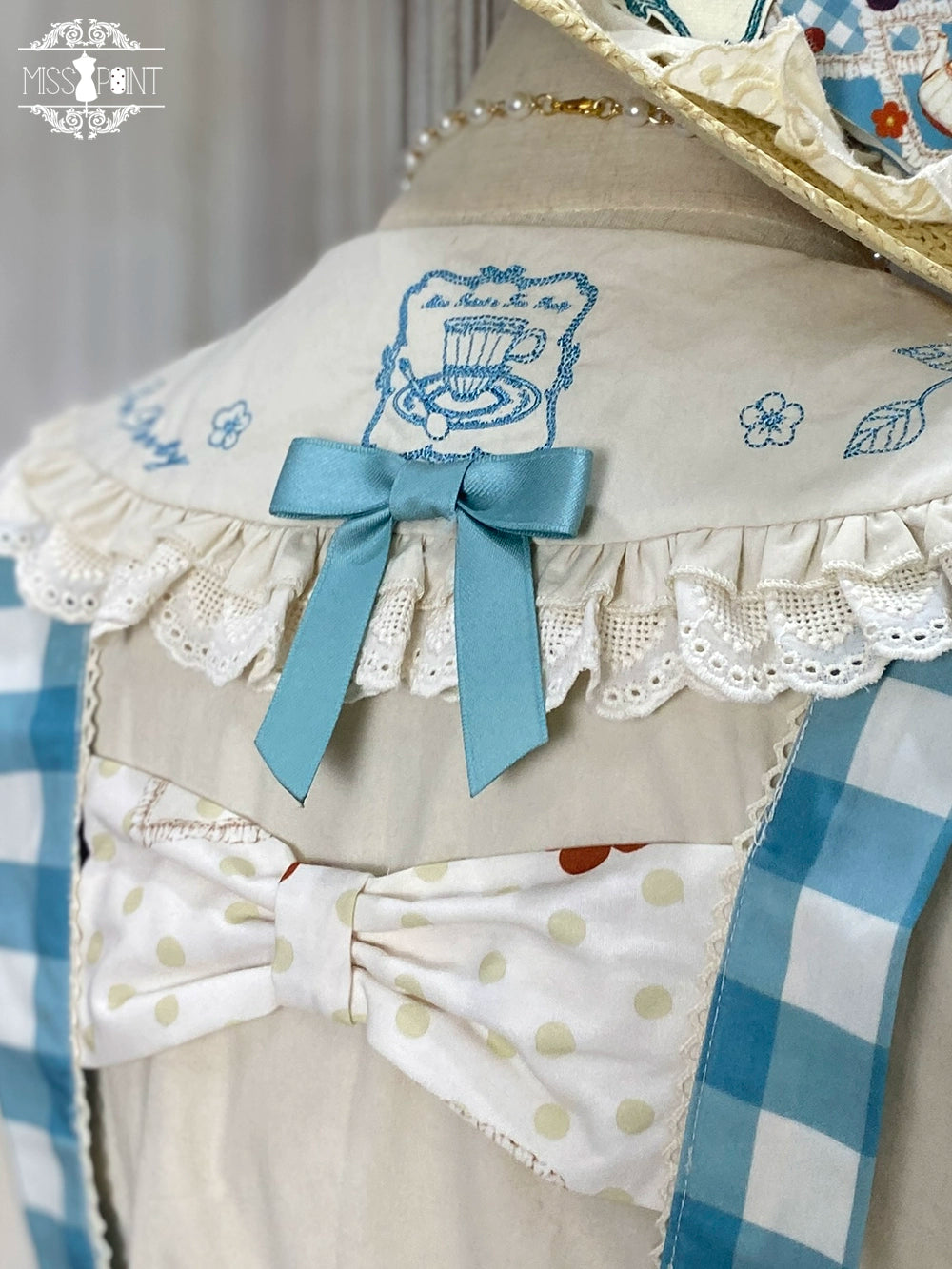 【予約販売】Picnic Tea Party 2wayサロペットスカート