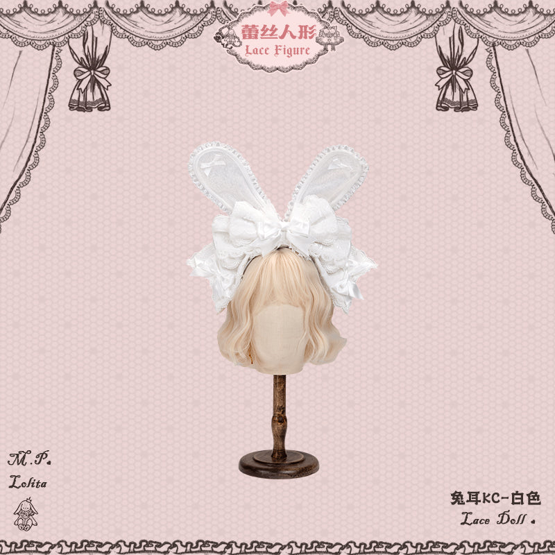 同時購入のみ【受注予約12/23まで】Lace Figure うさ耳カチューシャ他アクセサリー