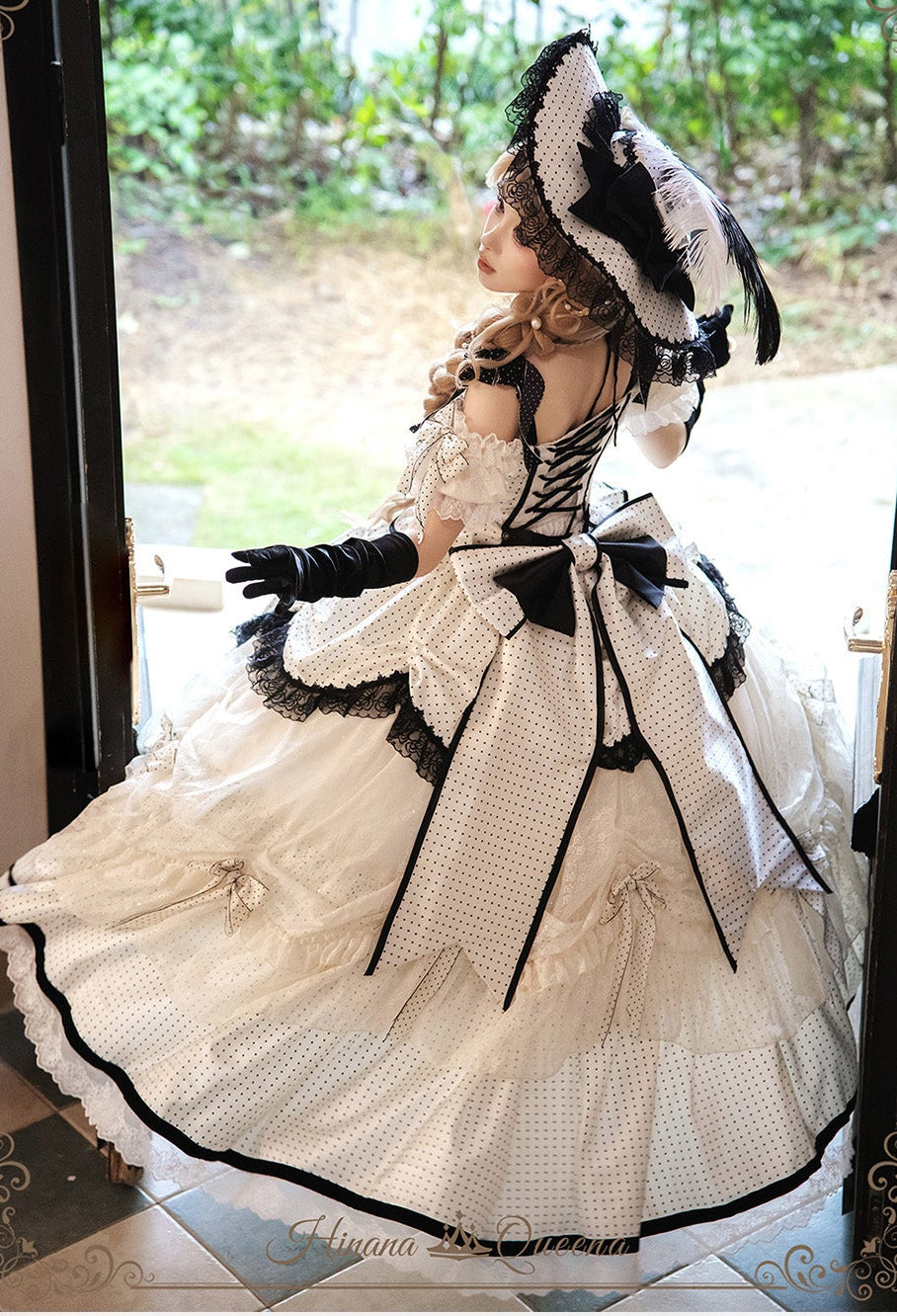 【受注予約11/23まで】The Nightingale of Paris モノトーンドレス・エレガントタイプ