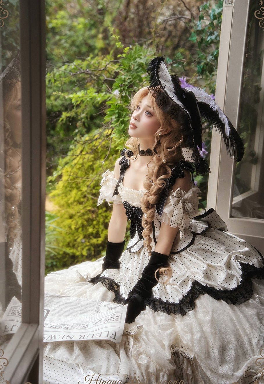 【受注予約11/23まで】The Nightingale of Paris モノトーンドレス・エレガントタイプ