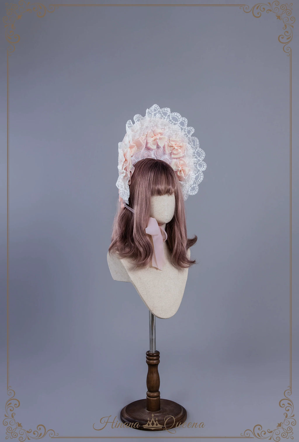 Find Brilliant Blossom レースの花嫁ドレス・ピンク＆パープル