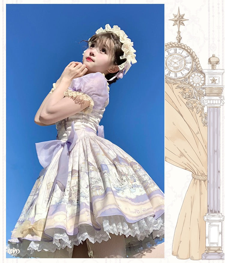 Cloud Paradise 半袖ワンピース