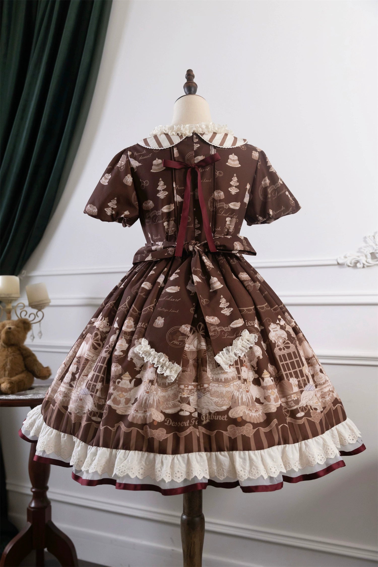 Antique Dessert Room 半袖ワンピース