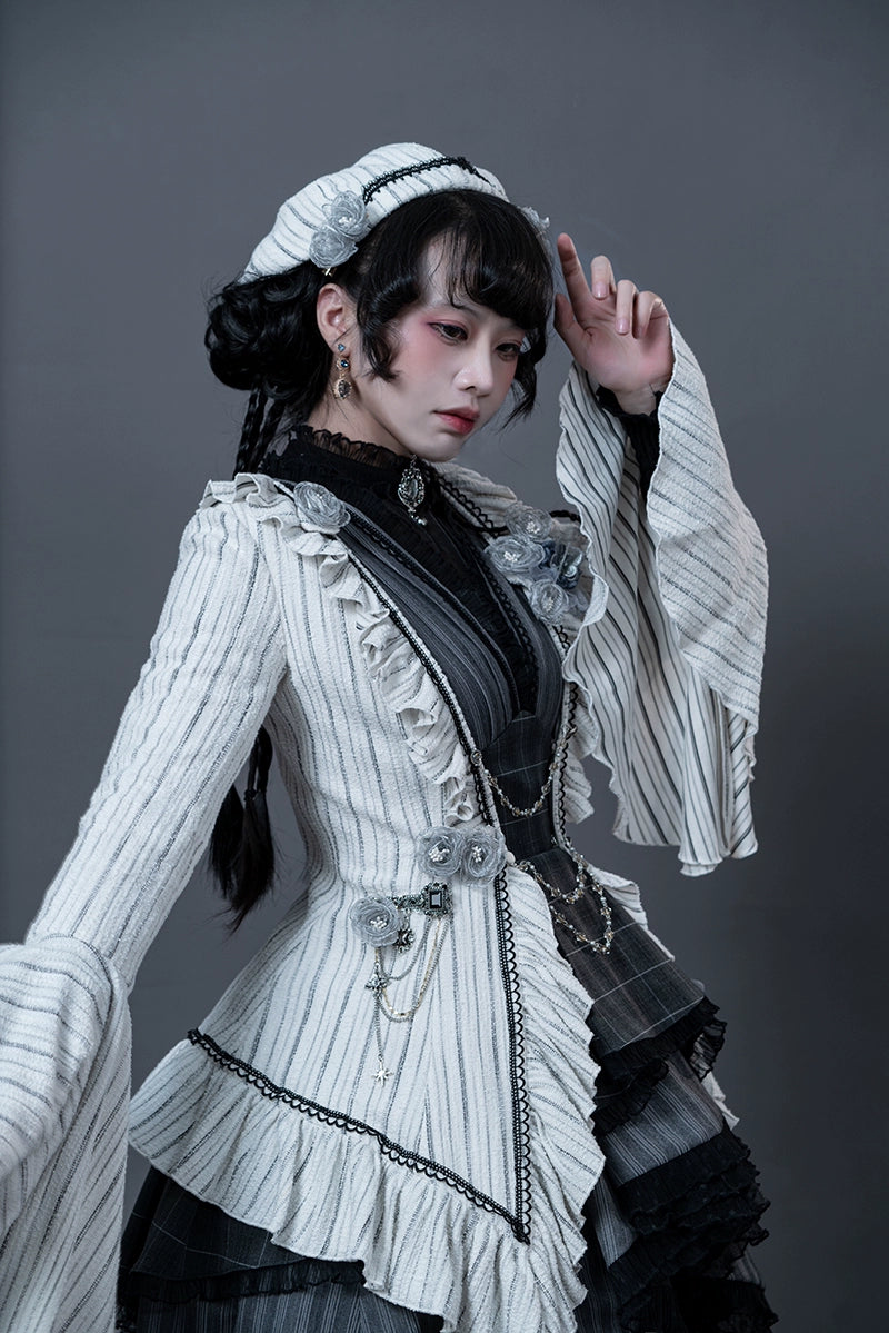 Monotone Camellia ジャンパースカート3点セット