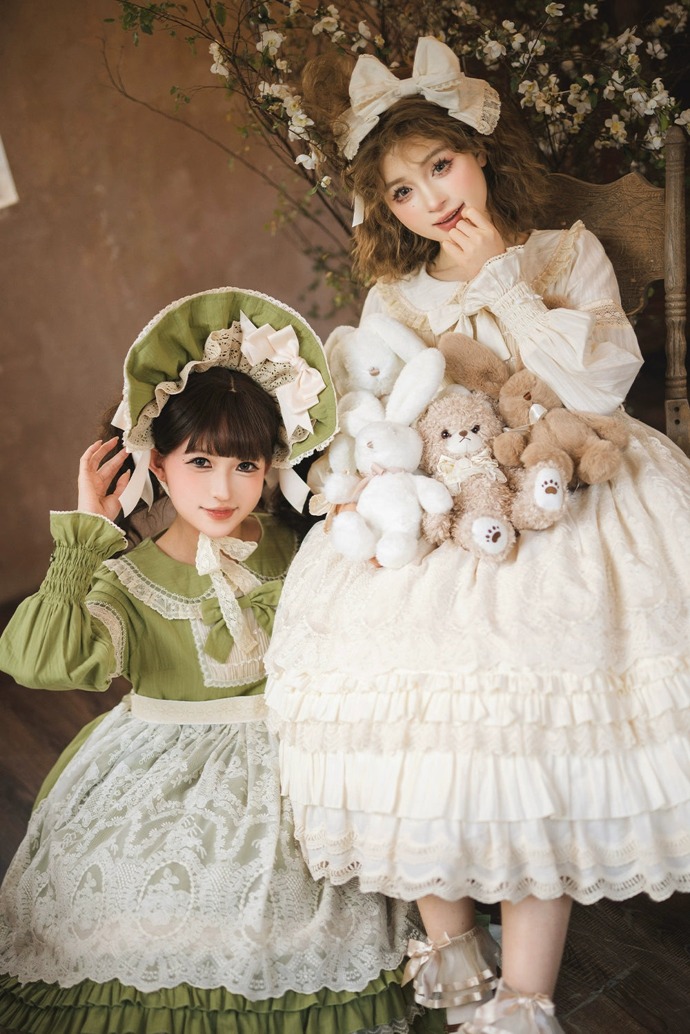 [Pre-orders available until 2/19] Sweetie Sheep Frilled One-Piece Dress - Plain Type