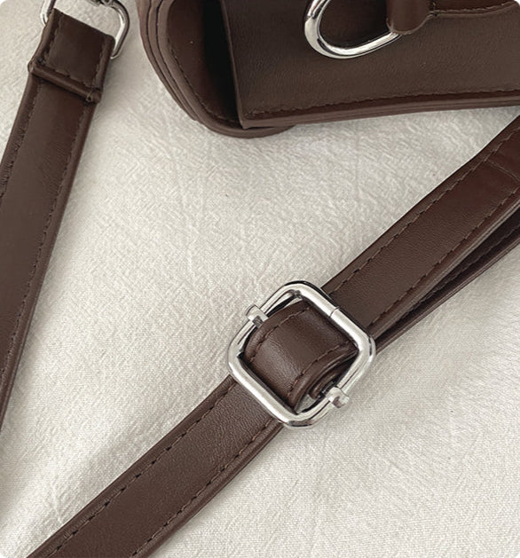 スクール風 ショルダーストラップ付3wayバッグ