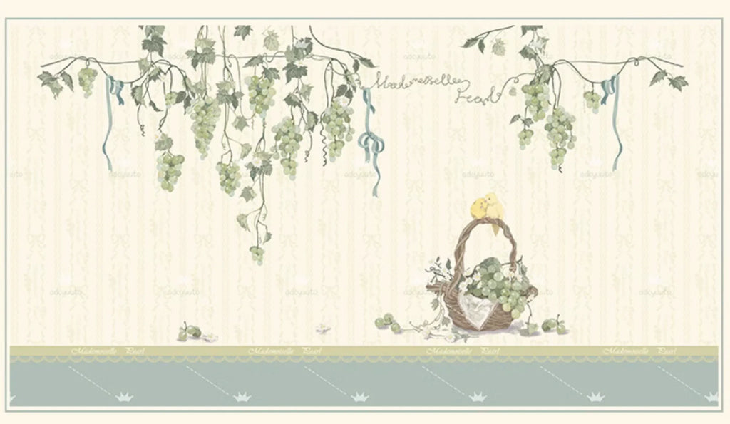 Honey Venus 白ぶどうの刺繍襟半袖ワンピース