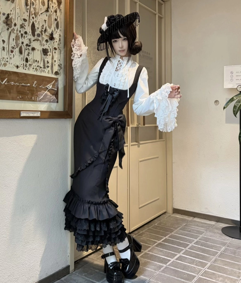 【受注予約11/4まで】Secret Lady マーメイドスカート＆ブラウスセット