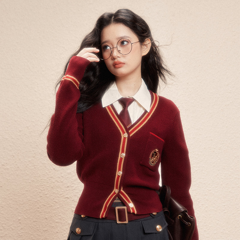 [Pre-order] Hogwarts School of Witchcraft and Wizardry slim cardigan with line
