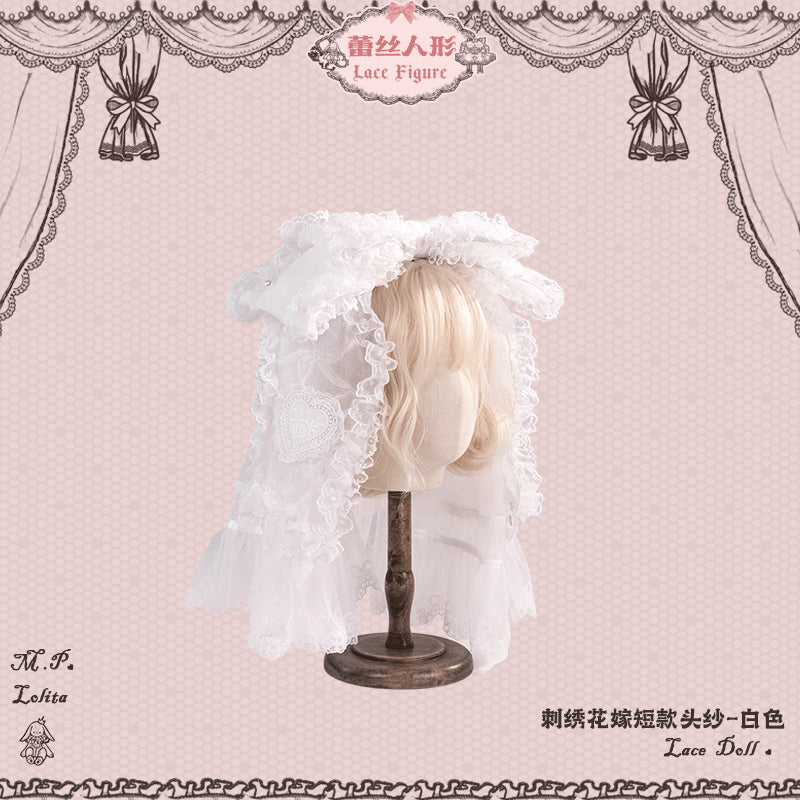 同時購入のみ【受注予約12/23まで】Lace Figure うさ耳カチューシャ他アクセサリー