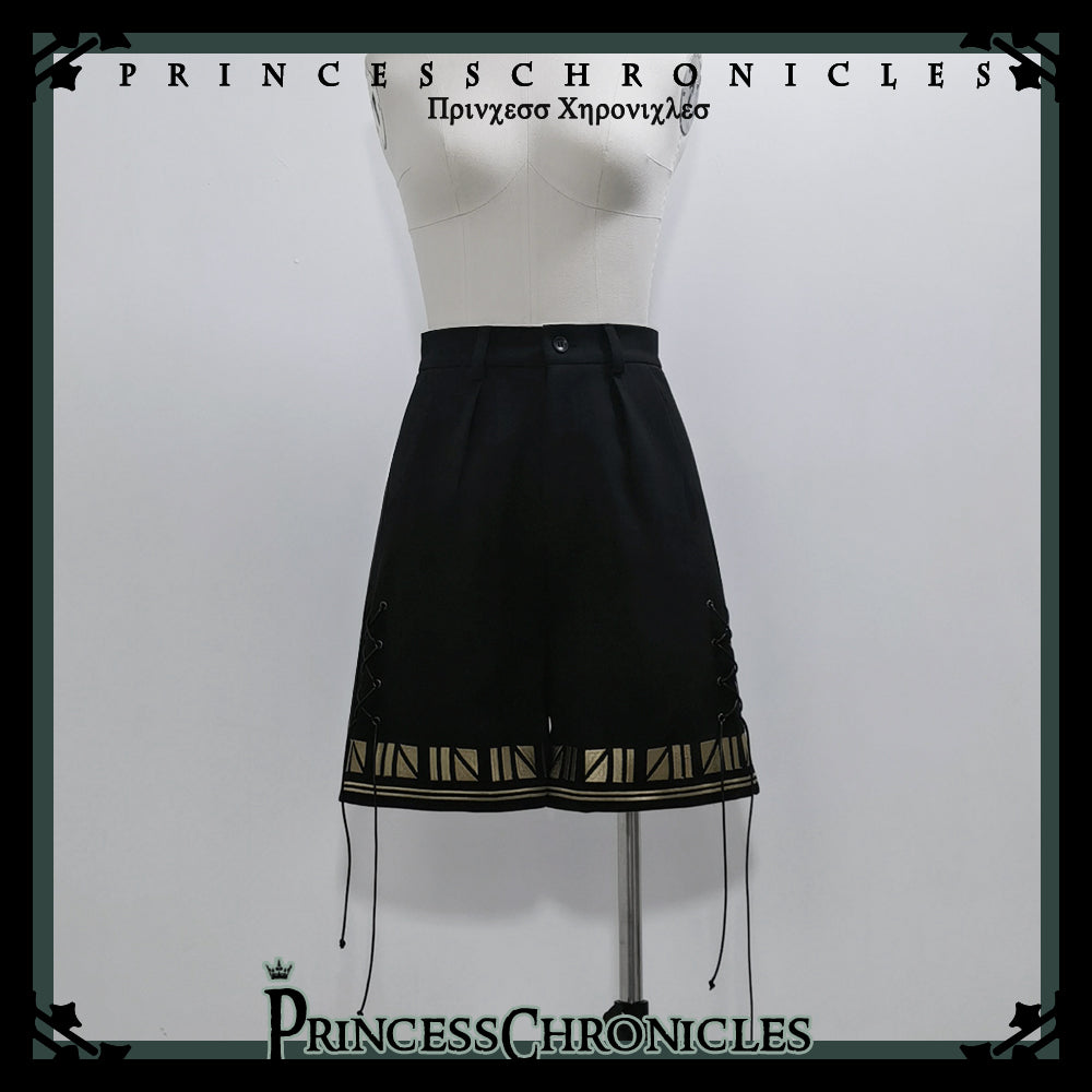 [Pre-orders available until 3/26] Black Cat Prince-style shorts