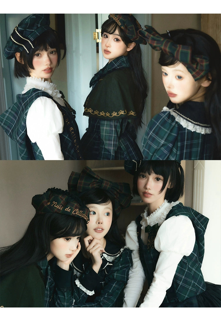 Thistle  Crown フード付きジャンパースカート