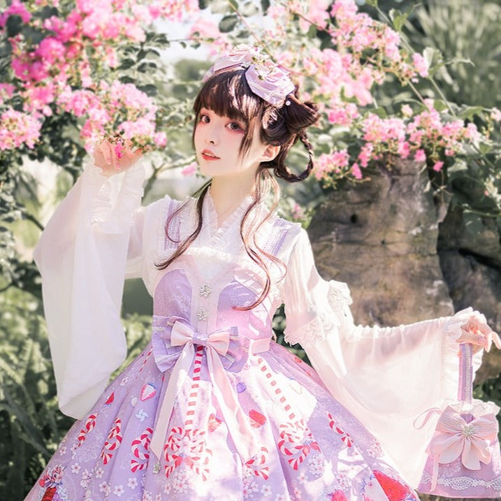 浮桜 和ロリレースの3wayブラウス