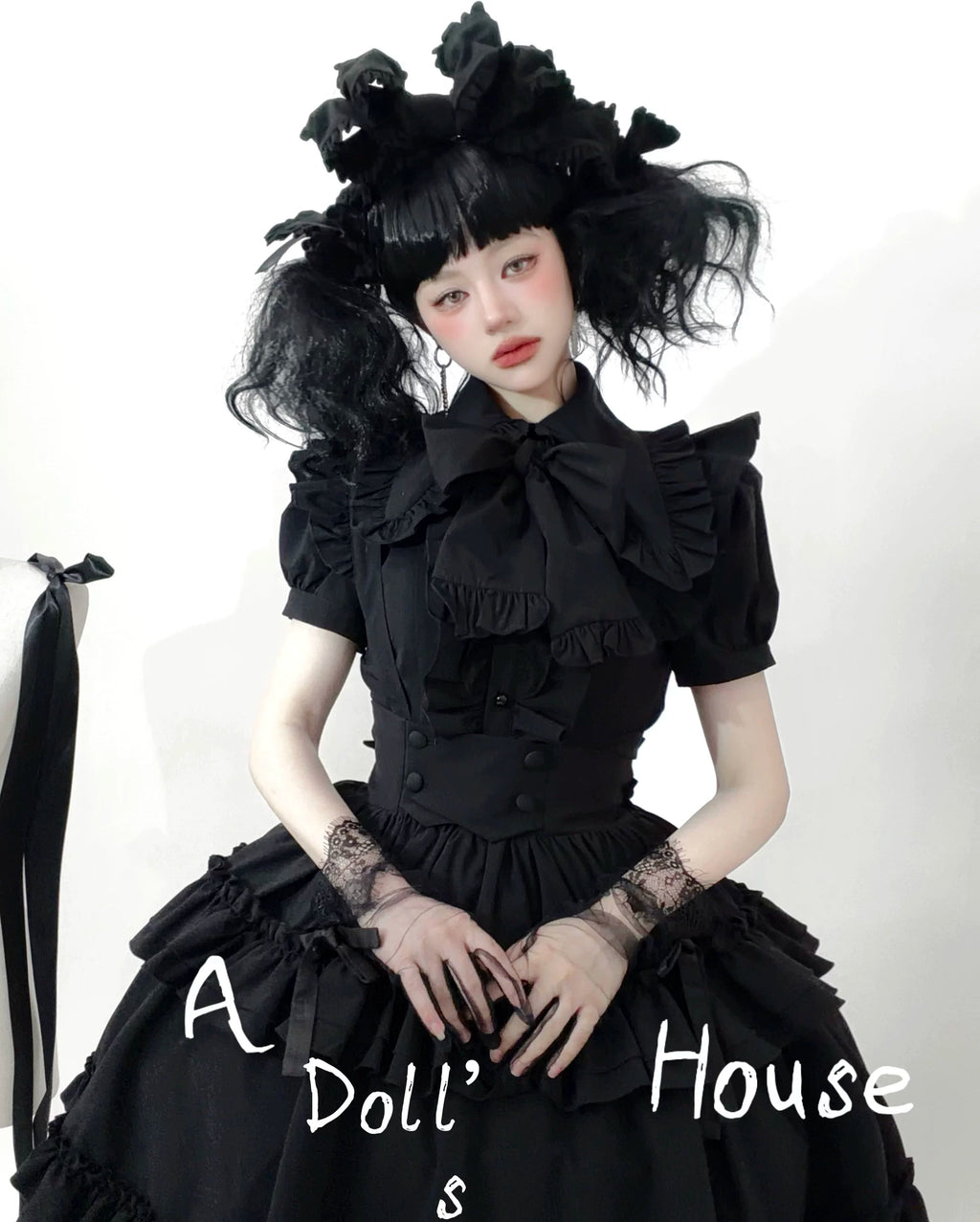 Doll's House フリル半袖ブラウス 全3色