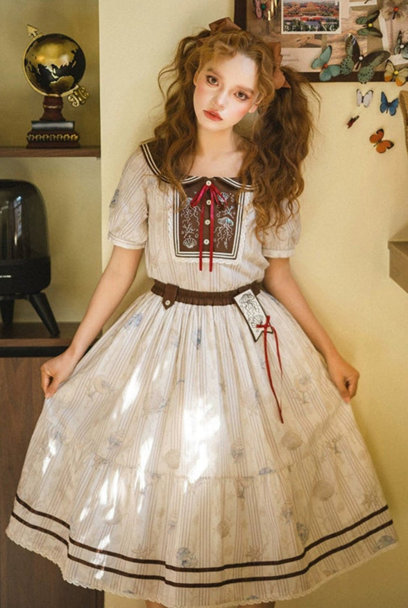 【受注予約5/13まで】Go To the Sea プリントスカート