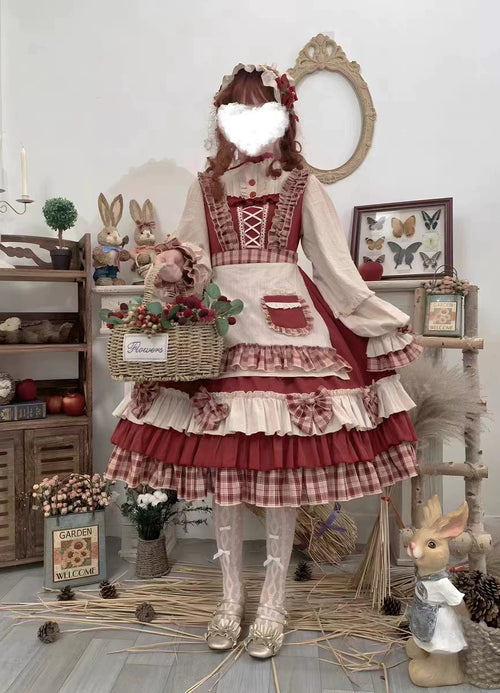 Berry Girl 赤ずきん風ワンピース フルセット