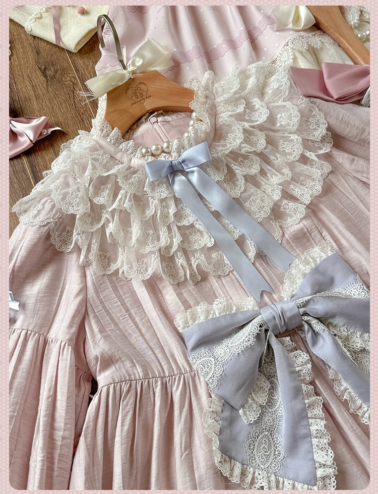 【再販・受注予約12/23まで】Lace Figure アップリケワンピース