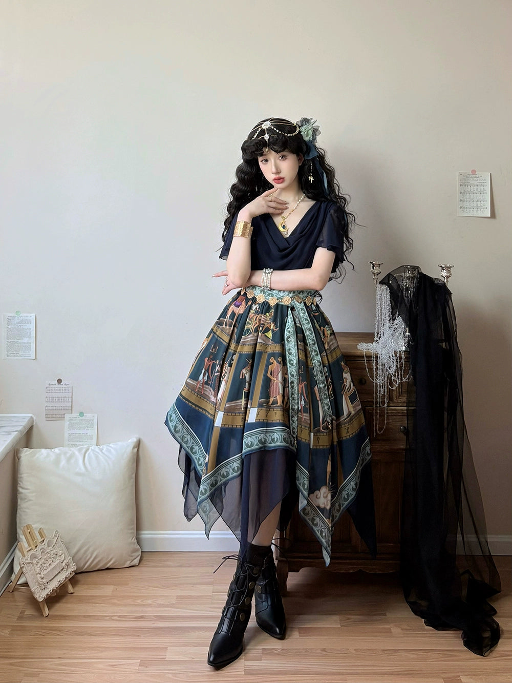【予約販売】Papyrus Storyイレギュラーヘムワンピース