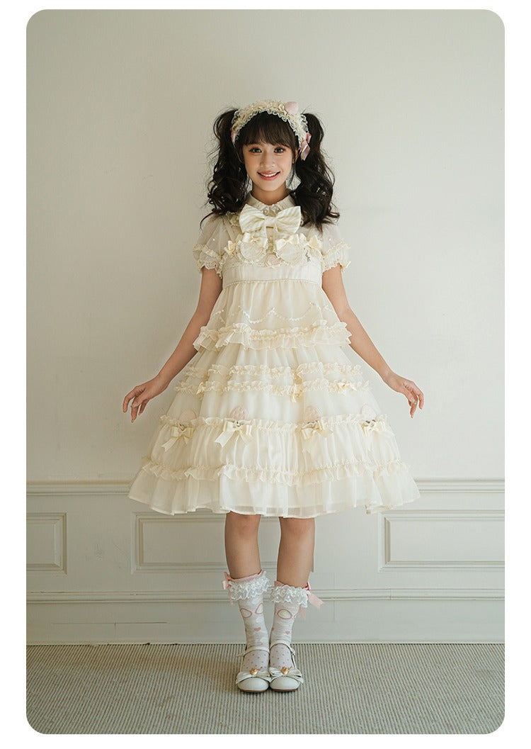 [Pre-orders until 2/10] Swing Strawberry Angel Frill Jumper Skirt