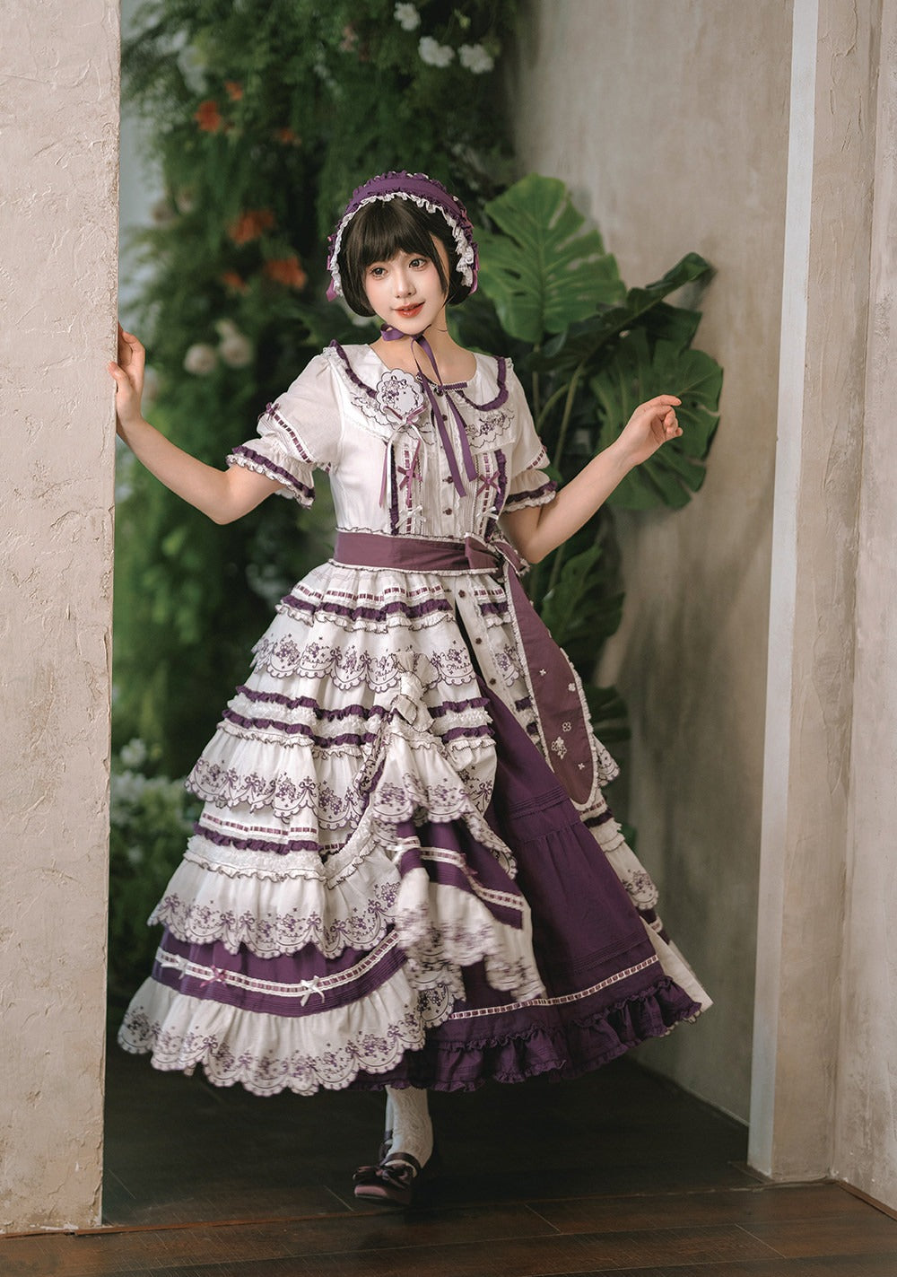 【受注予約7/22まで】四季の果樹園 ラグジュアリーワンピース