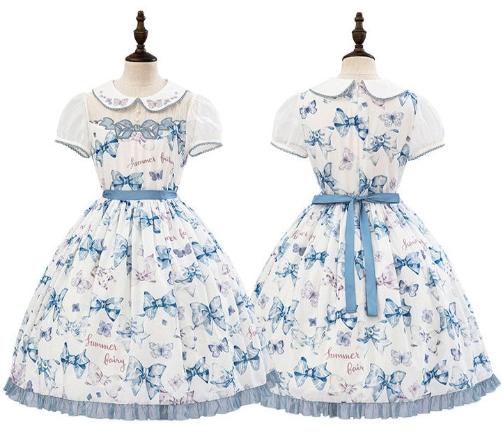 Ribbon Eternal Garden Short Sleeve Dress Type 3