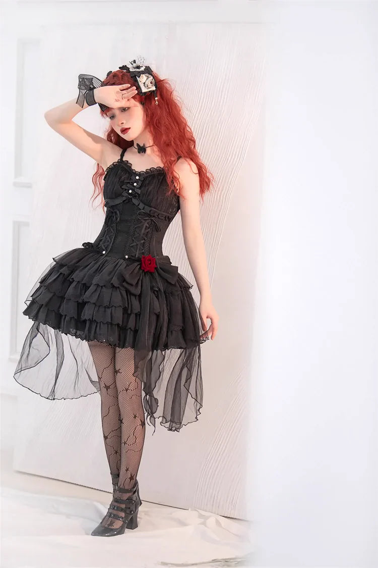 Angel and Demon One Rose Jumper Skirt