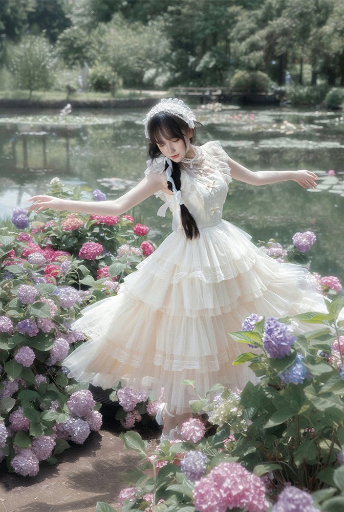Forest Fairy 4段フリルワンピース