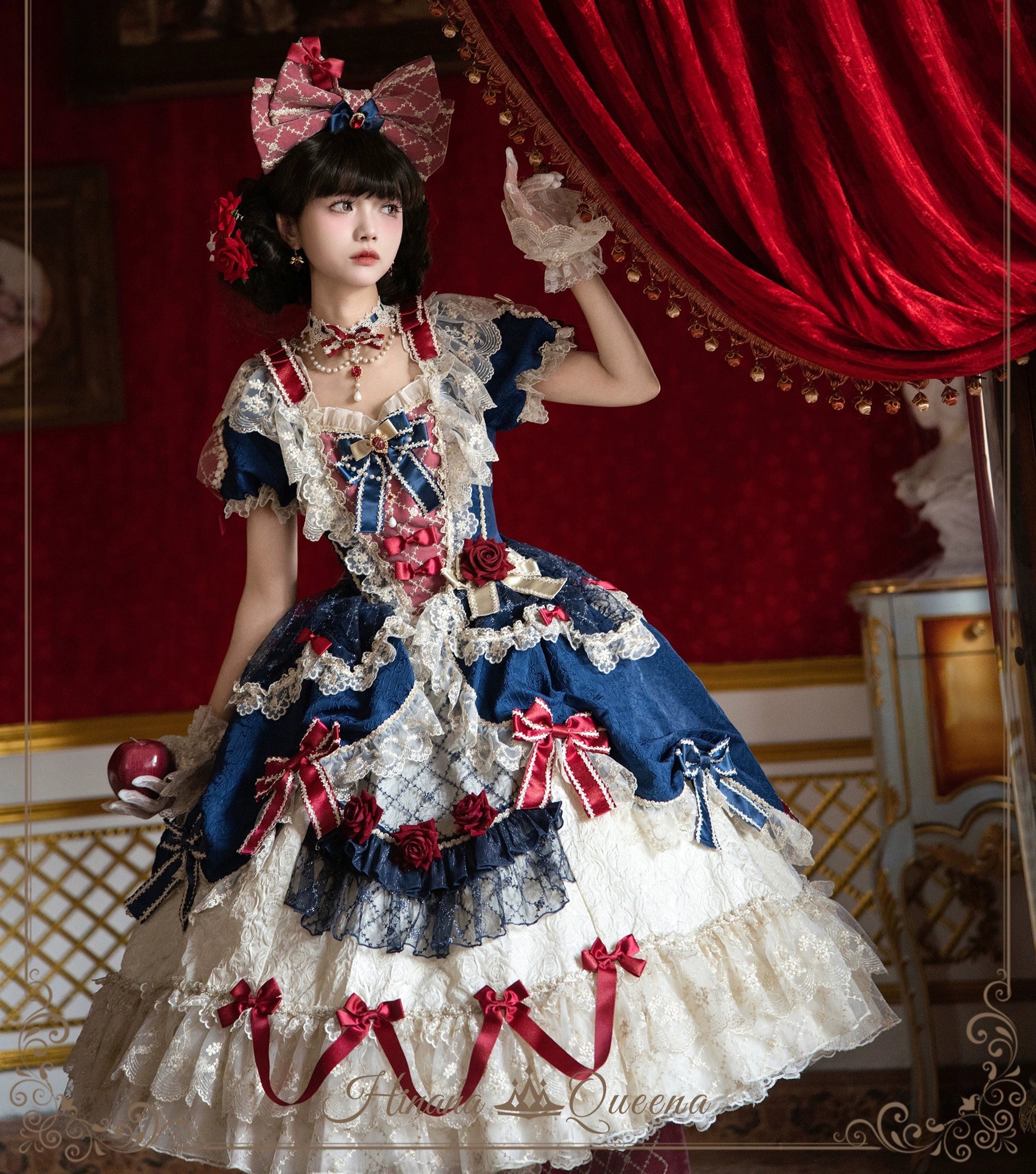 Mirror Snow White プリンセススイートドレス・ネイビー