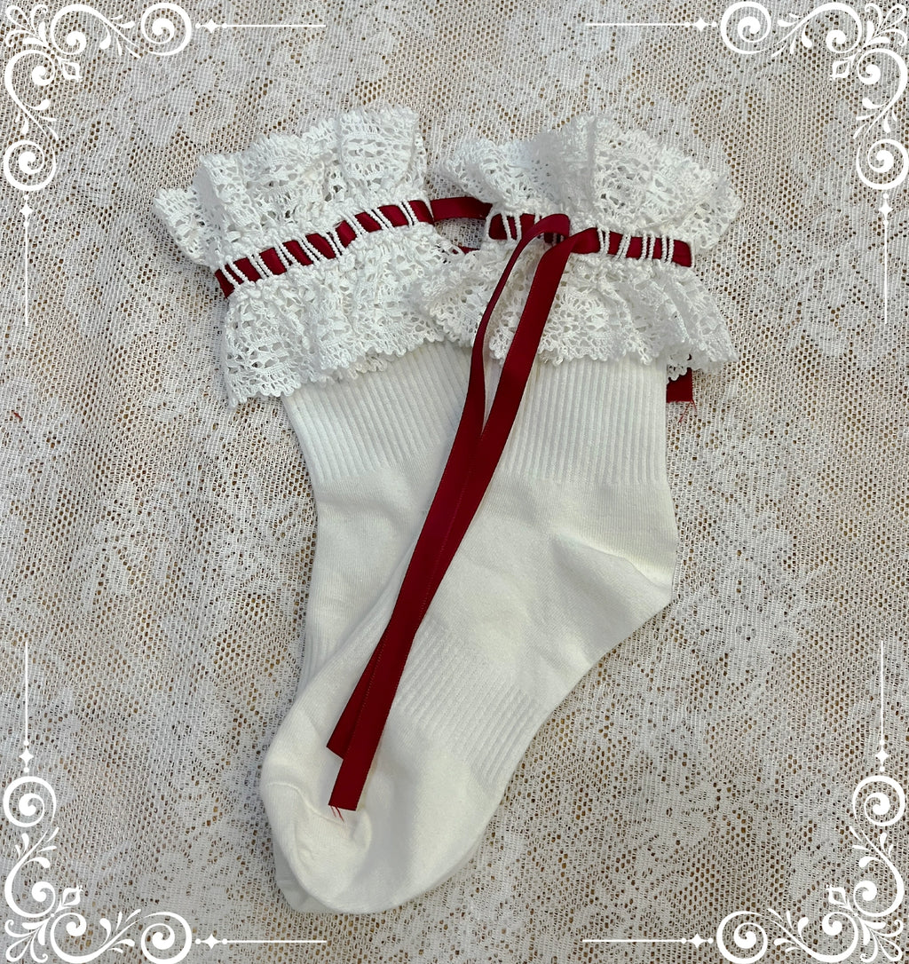 同時購入のみ【受注予約5/21まで】Laura's Doll レースソックス