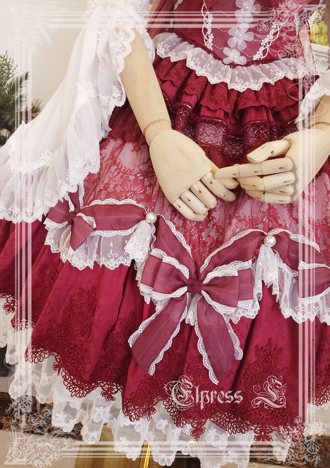 Holy Jewel ribbon and lace princess dress