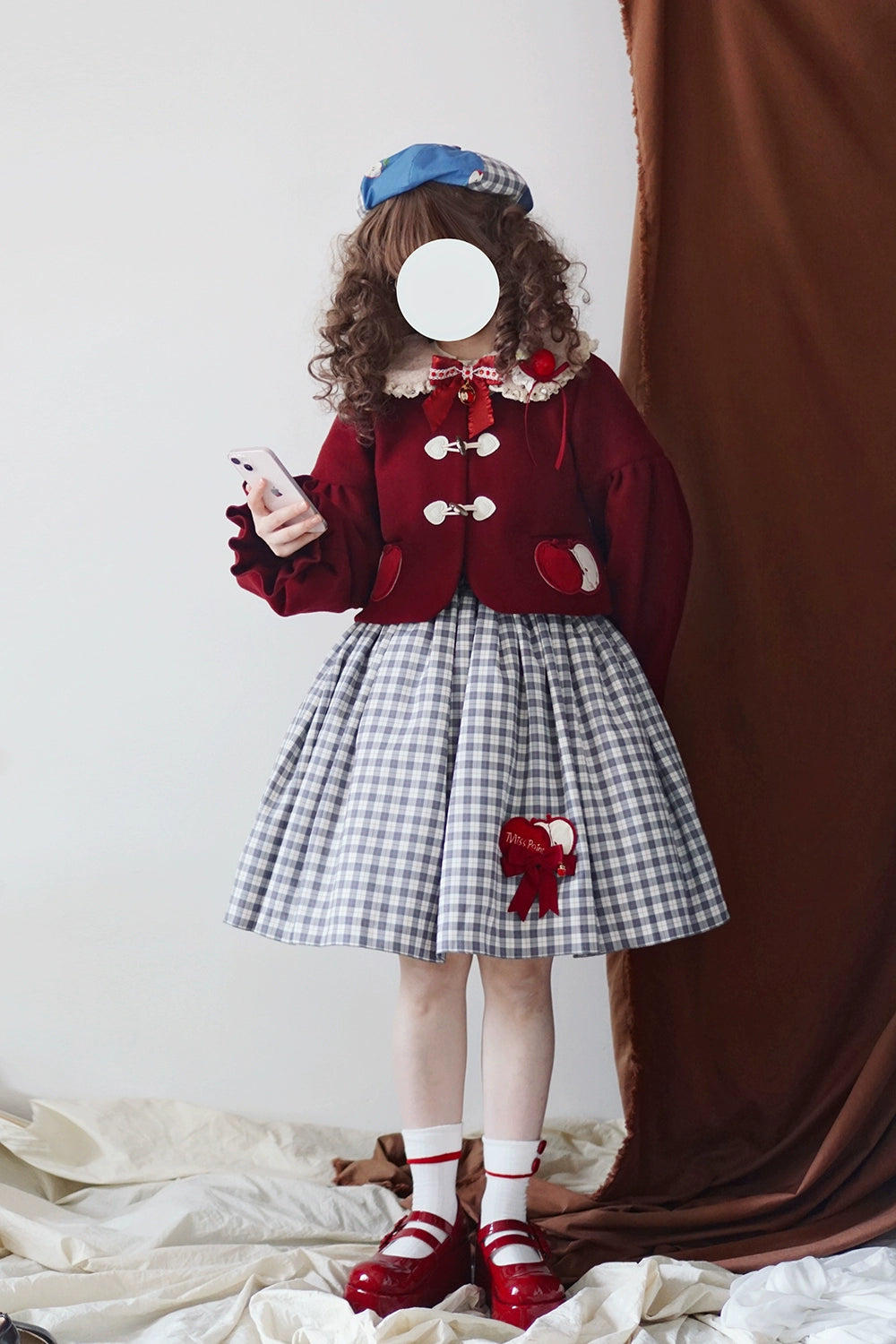 【予約販売】Apple Garden バイエルン風リバーシブルスカート