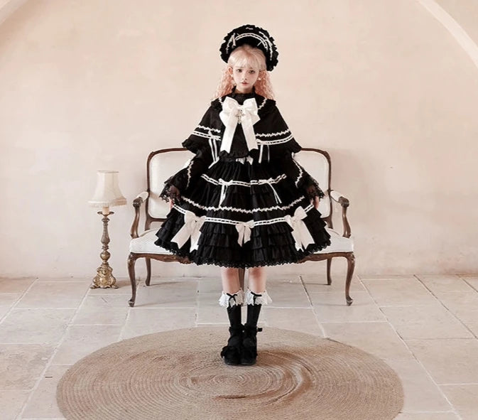 [Pre-orders available until 8/15] Labyrinth Doll 3-piece set: jumper skirt, princess sleeves, and cape