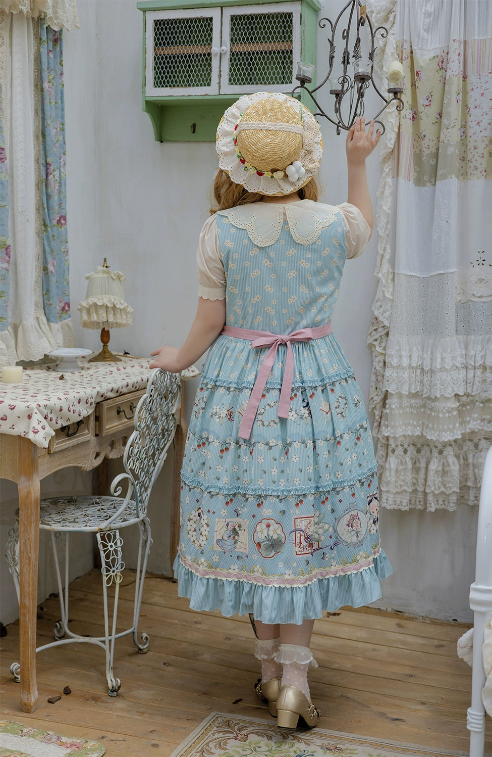 [Pre-orders available until 2/19] Sweetie Sheep Print Jumper Skirt