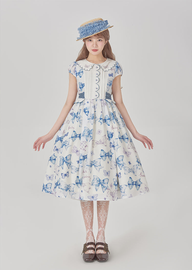 Ribbon Eternal Garden Short Sleeve Dress Type 2