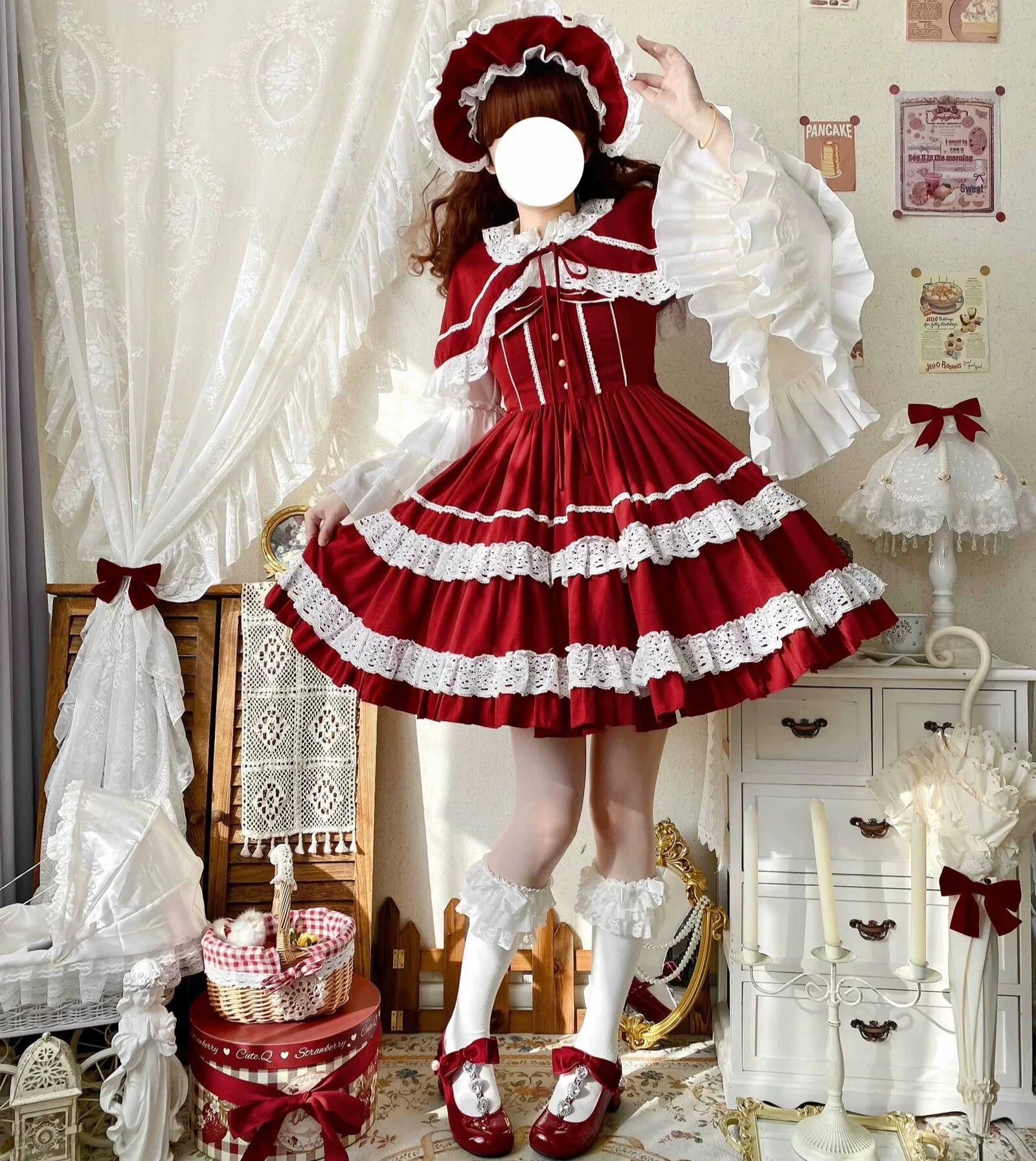 Caramel Doll レースのジャンパースカート – ロリータファッション通販 Caramel Doll レースのジャンパースカート – ロリータファッション通販