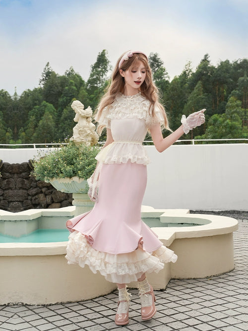 Love Diary フリルセットアップ　ショート丈・ロング丈