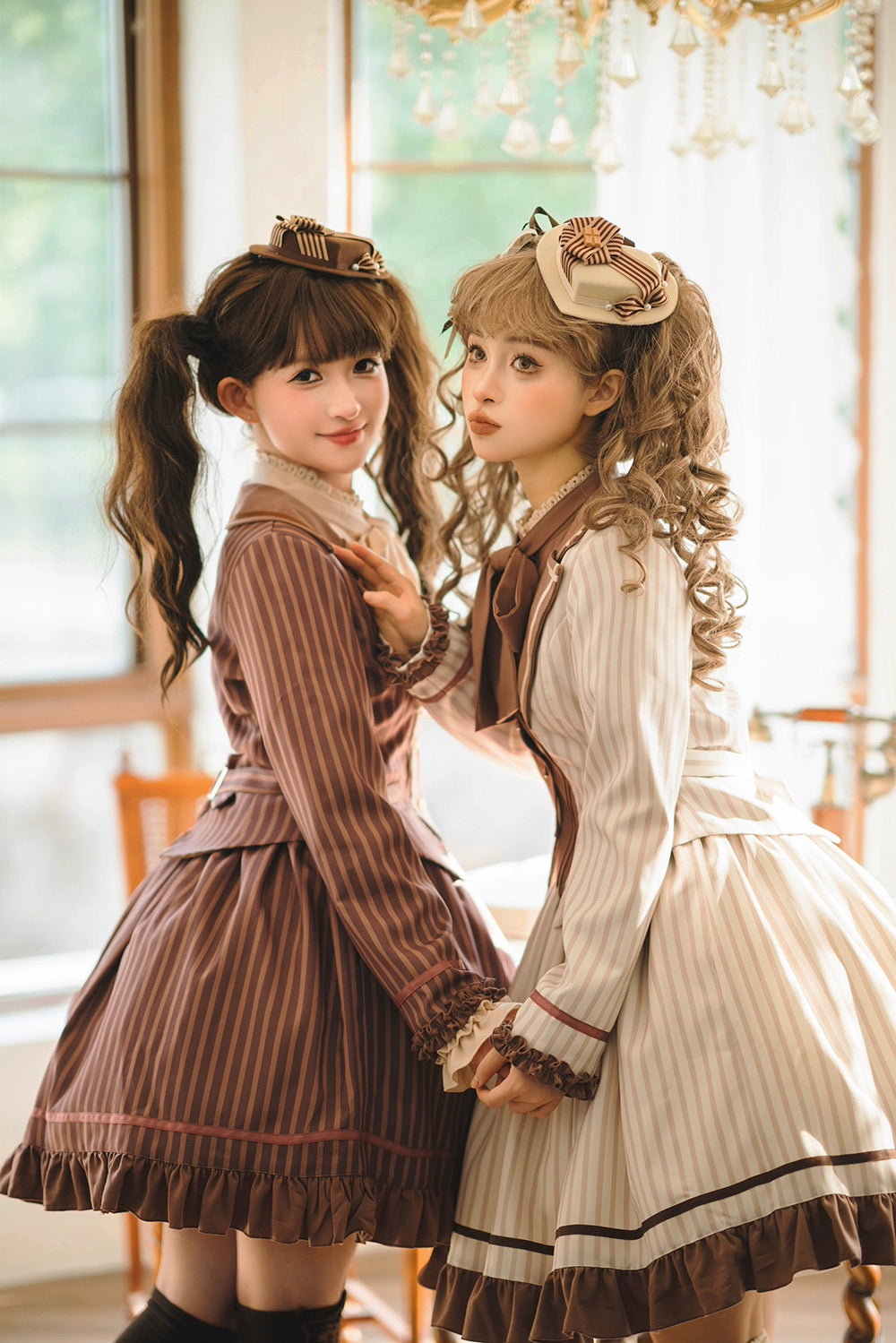 【予約販売】Classic Chocolat Stripe ストライプショートジャケット