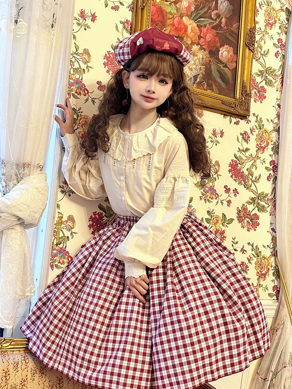 【予約販売】Apple Garden バイエルン風リバーシブルスカート